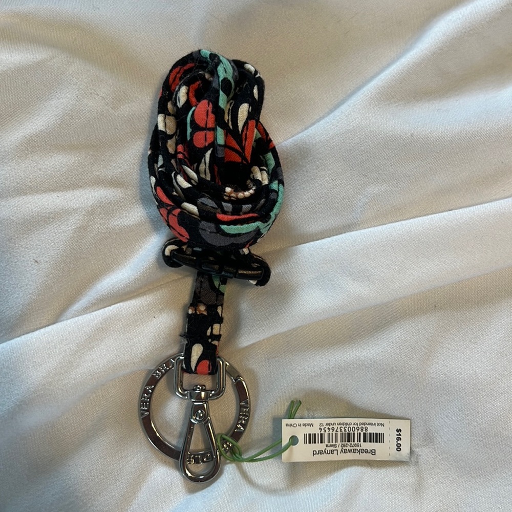 Vera Bradley clip lanyard brand new